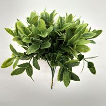 5头七里香田园花草 绿植餐厅隔断绿化装饰植物塑料小草境外货源