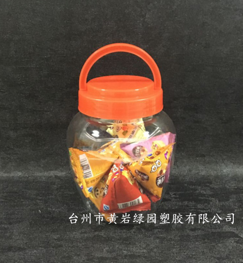 批发酒坛形透明塑料罐/PET塑料瓶/食品级塑料瓶