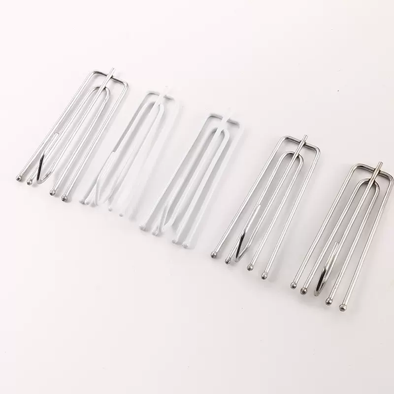 104特A804特A电镀/烤漆/不锈钢加粗窗帘布带防锈挂钩四爪钩静音