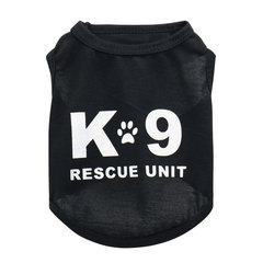 Pet clothes summer thin Teddy French Bulldog Bichon Frise Pomeranian small dog puppy pet summer letter backless top