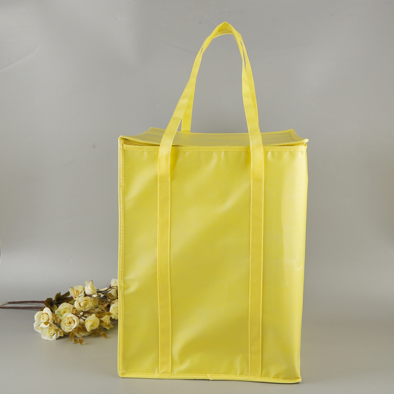 厂家无纺布手提蛋糕6寸8寸10寸保温袋覆膜铝箔无纺布冰包现货外卖