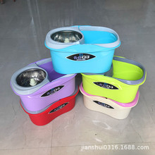 拖把旋转拖把桶好神拖批发手压带轮子礼品墩布桶地拖桶旋转脱水