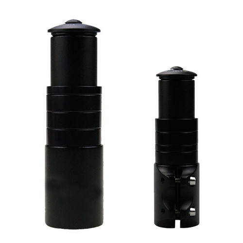 Manufacturer of mountain bike front fork tube heightener, extender, stem heightener, accessories and equipment without standard
