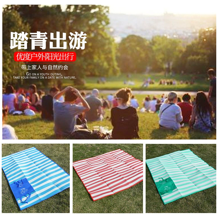 Прямые продажи с фабрики, портативный складной пляжный пластиковый коврик из полипропиленовой трубки, коврик для пикника, водонепроницаемая и влагостойкая обработка