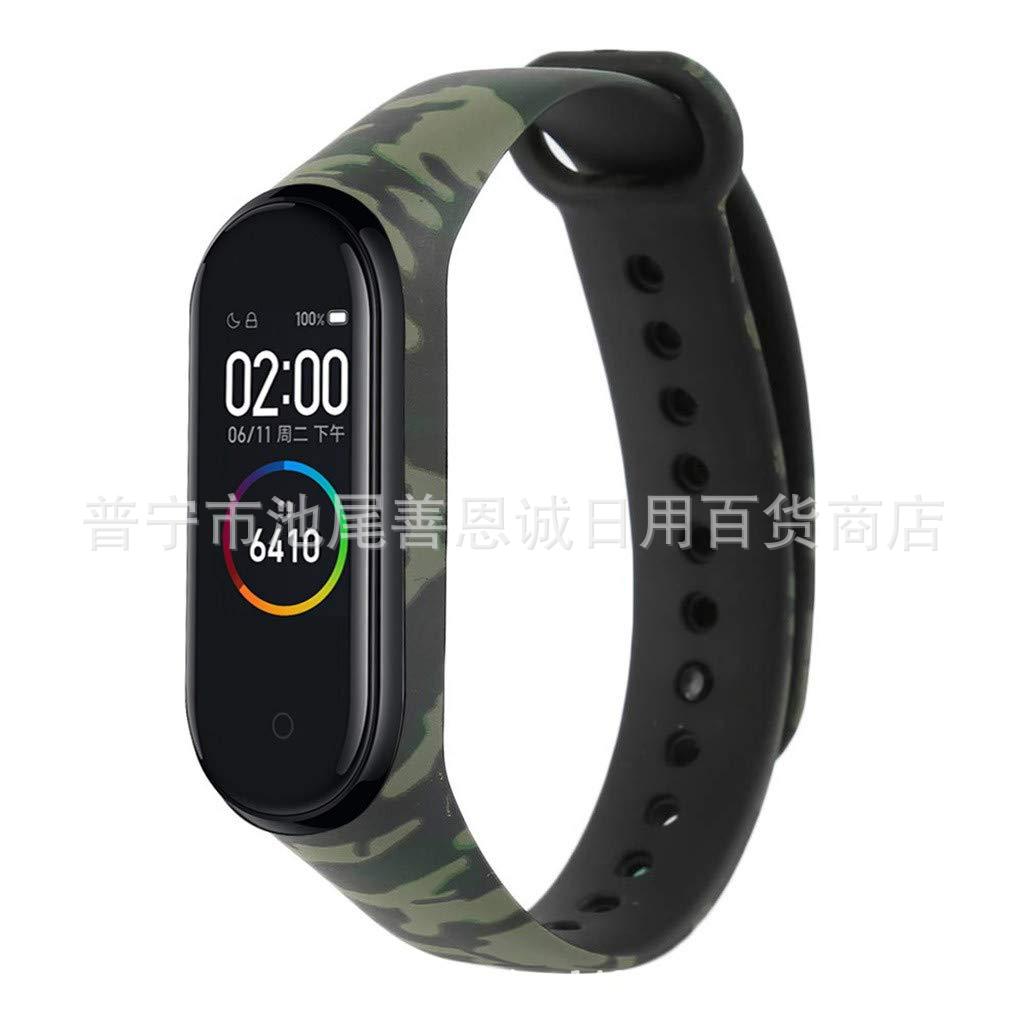 Camouflage green painted bracelet