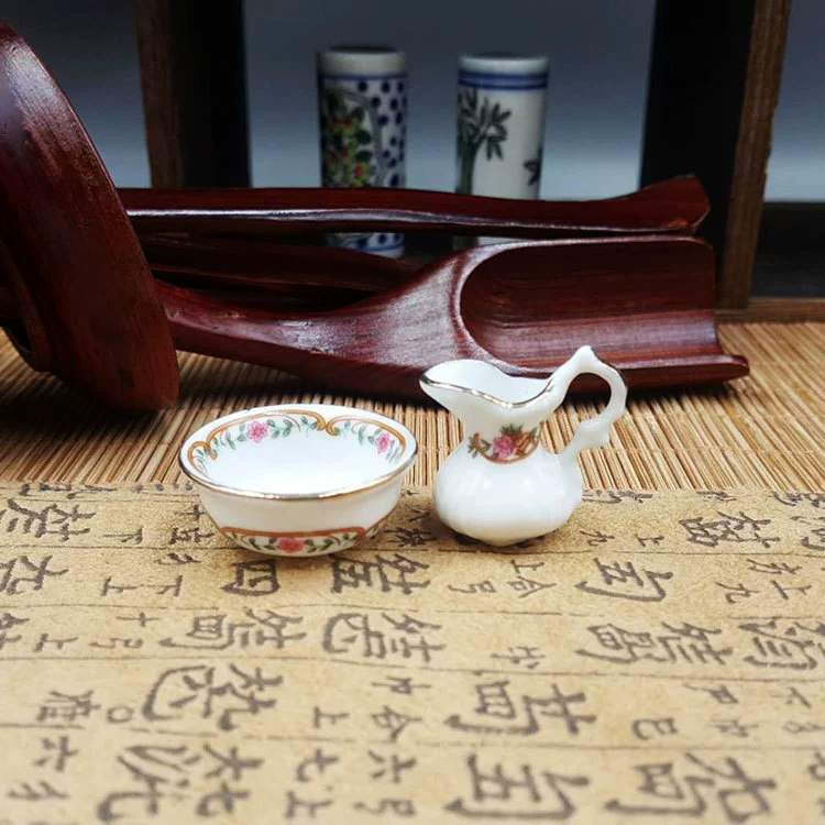 Миниатюрный керамический цветочный горшок для микроландшафта