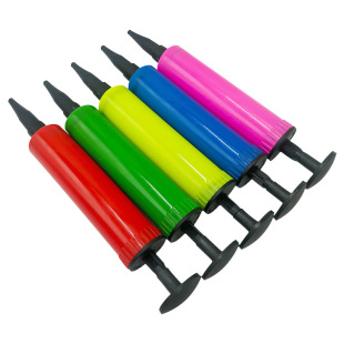Manufacturers promote 16.5cm portable hand pump U-shaped pillow air bed swimming ring plastic balloon pump