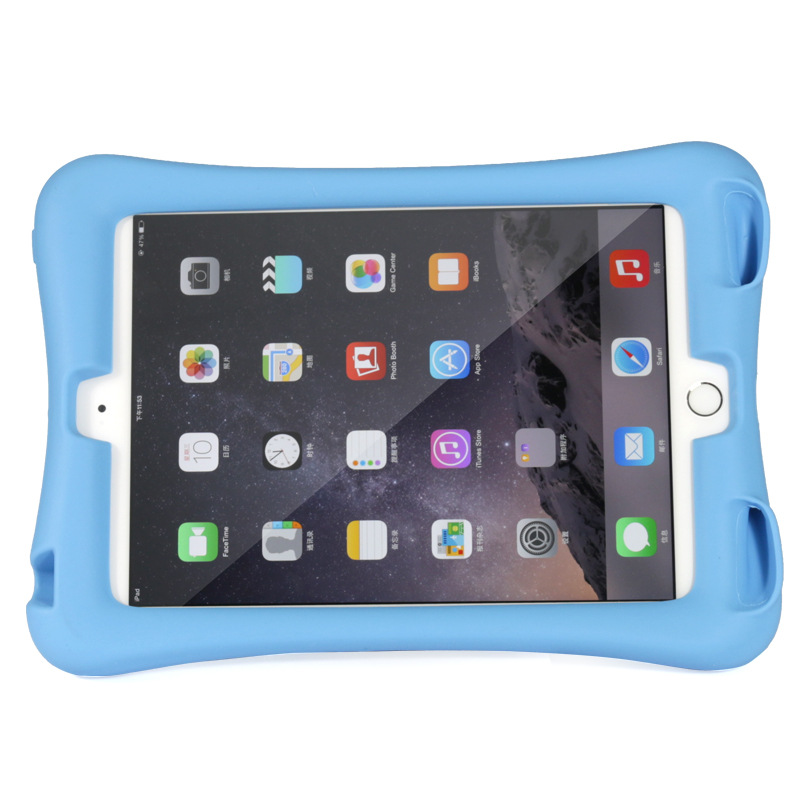Protective Case for iPad Tablet Silicone Protective Cover All-inclusive Edge Stand Horn Shockproof and Fall-proof Protective Shell