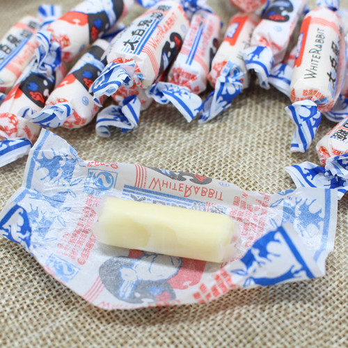 Shanghai Guanshengyuan Original White Rabbit Milk Candy Soft Snack 114g, Wholesale Nostalgic Snacks for 80s and 90s