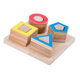 ohye Wooden Young Children's Geometric Shape Cognitive Matching Wisdom Set Column Learning Board Early Education Educational Building Blocks Toys