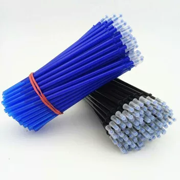 Wholesale Erasable Refill, Easy-To-Erasure Refill, Full Needle Tube 0.5 Black Crystal Blue Friction, Heat-Sensitive Transparent Rod Refill