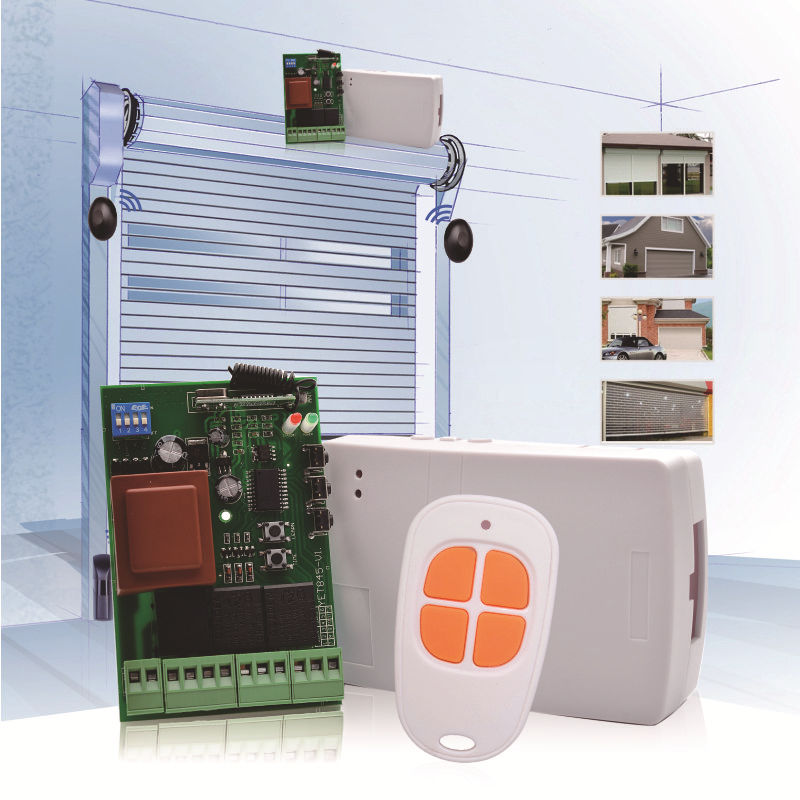 YET845带限位开关带防夹保护功能卷帘门电机专用上下停控制器