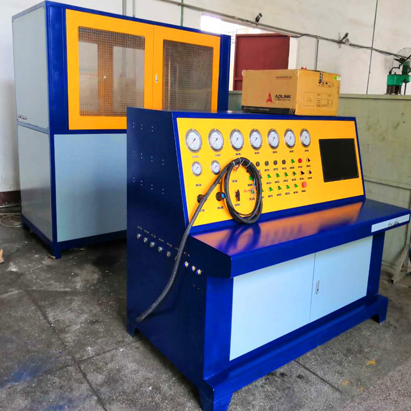 高压钢丝尼龙胶管、Y液压油管，冷凝器 灭火器爆破耐压试验机