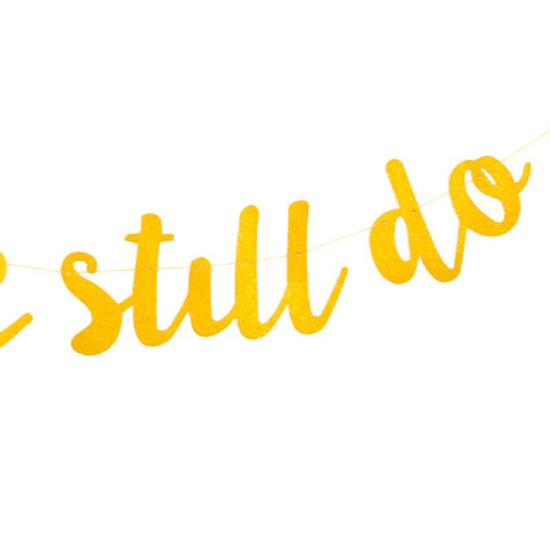 Compromiso decoración del banquete de boda origen suministro Europa y América todavía hacemos Glitter carta guirnalda al por mayor