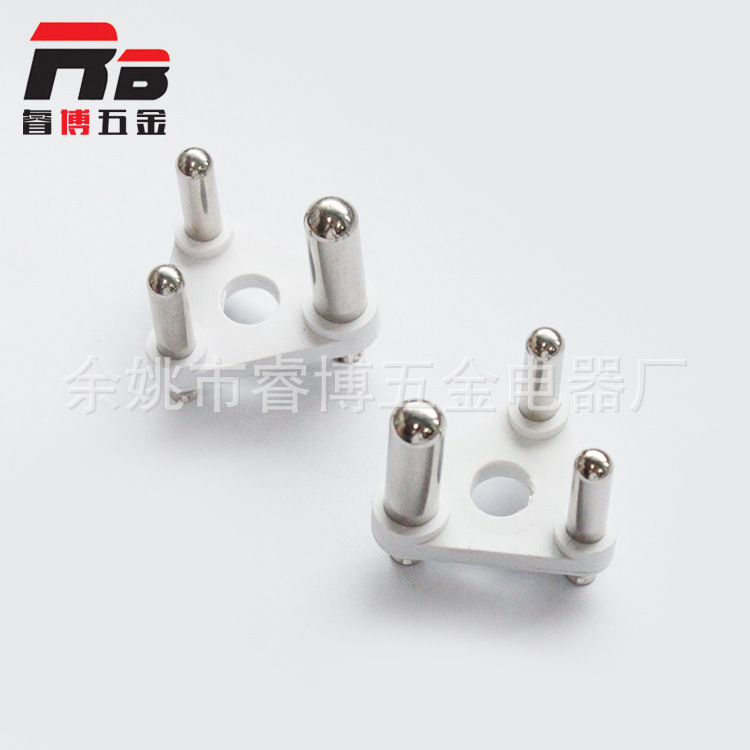 小南非支架三芯大小南非电源线插头内架电源插头支架