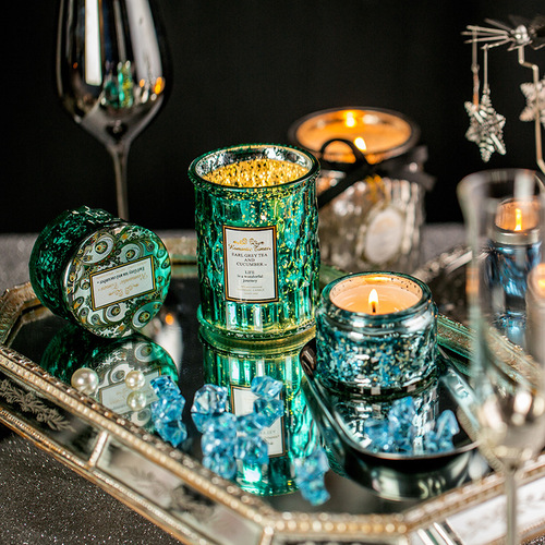 Romantic Time Essential Oil Aromatherapy Candle Cup Smoke-free Low Temperature Fragrance Fragrance Incense Souvenir Gift Box Set Wholesale