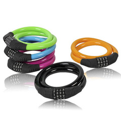 自行車鎖密碼鋼絲鎖山地車鎖單車配件防盜鎖騎行裝備迷你鋼纜鎖