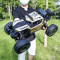 Большой металлический четырехколёсный дистанционный управляемый автомобиль, SUV, игрушечный автомобиль, масштаб 1:8, может по скалам