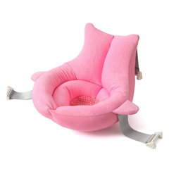 One-size-fits-all baby bath mat with little fish design, baby bath mat with hanger floating bath mat, wholesale newborn bath mat