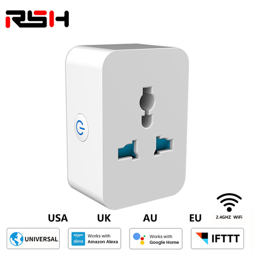 Tuya WiFi smart socket timing multi-function conversion socket wireless switch Bluetooth universal plug converter