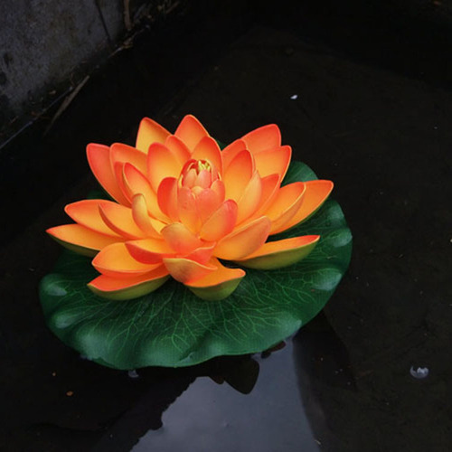 18cm lotus simulation lotus lotus leaf lotus water lily water surface decoration performance props wholesale manufacturer direct sales lotus