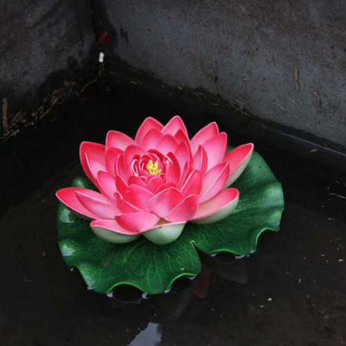 18cm lotus simulation lotus lotus leaf lotus water lily water surface decoration performance props wholesale manufacturer direct sales lotus