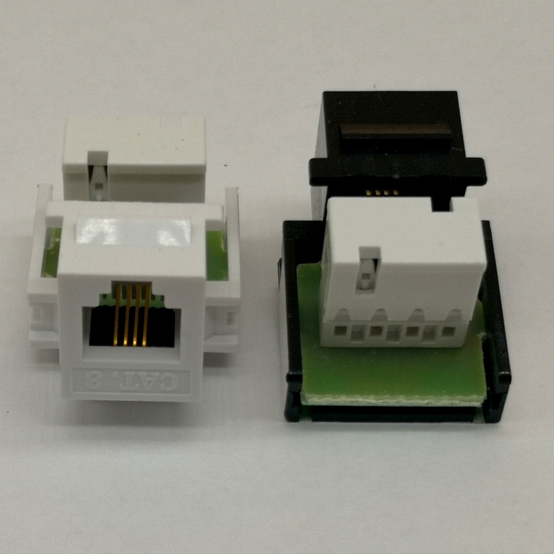 电话插座 四芯卡线电话芯 电话模块信息模块 打线模块