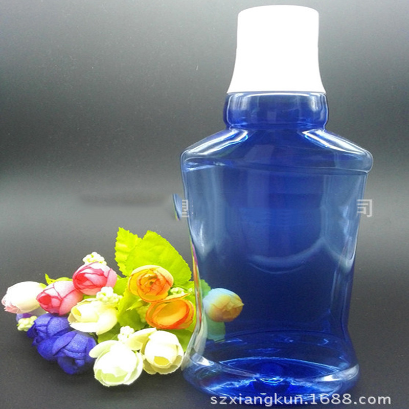 深圳厂家250ml漱口水瓶塑料瓶150ml扁瓶保健品专用瓶包装瓶子