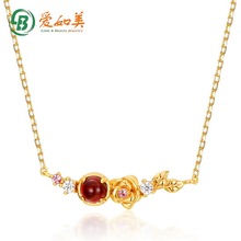 ���n�p����Ȼʯ��ʯ925�y僽𻨱��� 9Kɫ����õ��С����Ů��