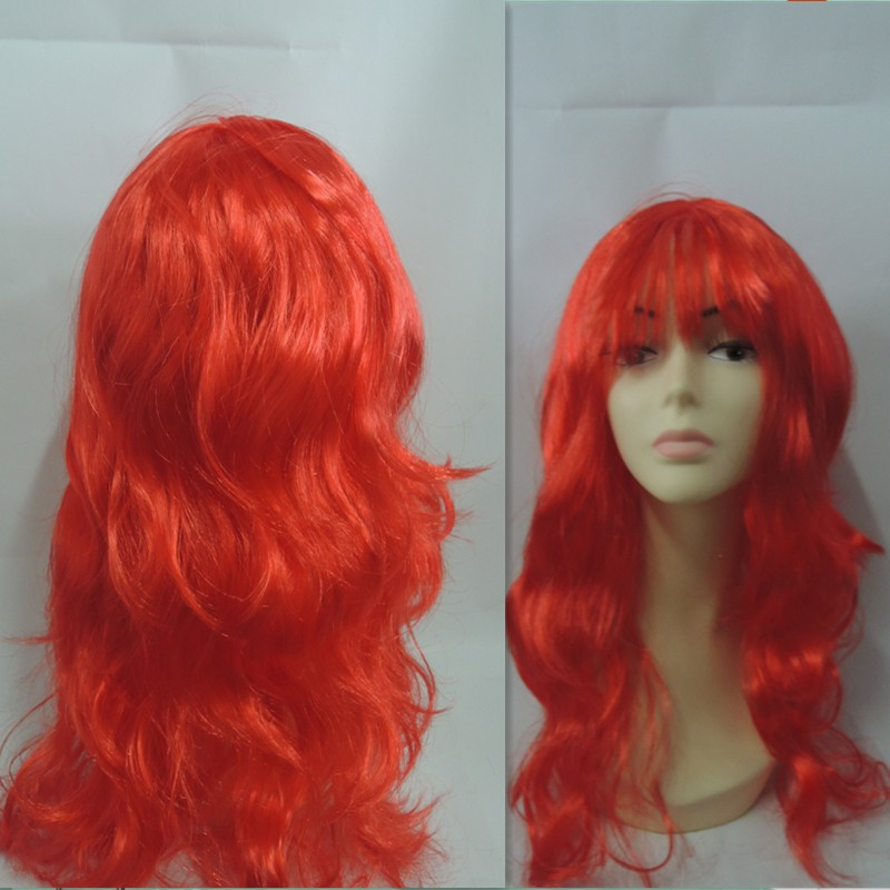 Foreign trade European and American hot selling long wave wig ball nightclub big curly hair Women's wig factory supply