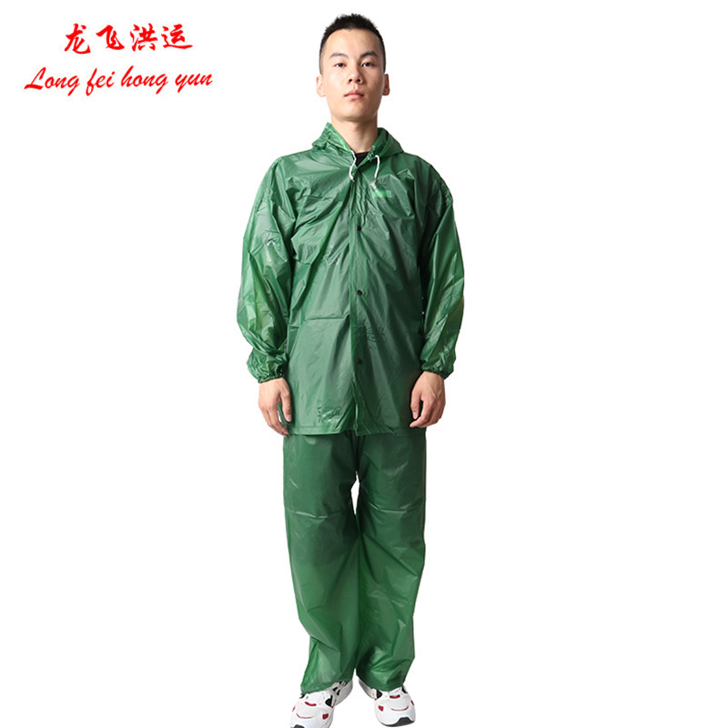 Cycling Delivery Raincoat Pvc Thickened Construction Site Adult Split Rain Pants Set for Electric Bikes and Motorcycles