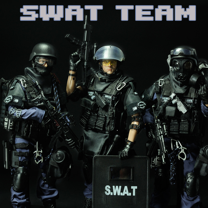PATTIZ simulation craft military joint figure 1/6 scale TE Police SWAT soldier model toy