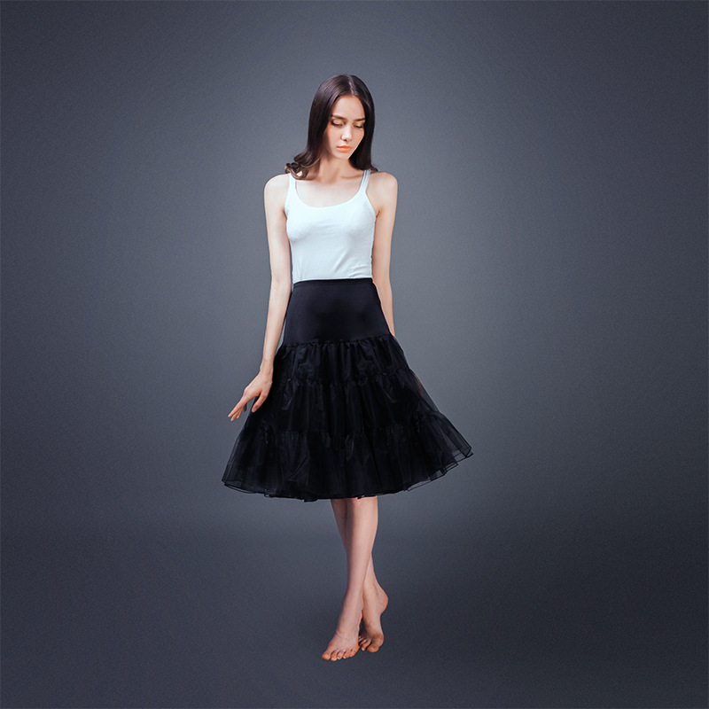 Summer elegant black skirt
