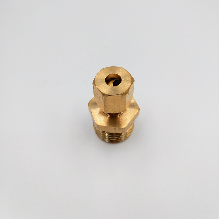 Conector de manguito de tubo de cobre de alambre exterior, humidificador directo de alta presión, conector de tubo de cobre, máquina textil, diente exterior, 2 puntos, 4 puntos, conector de cobre