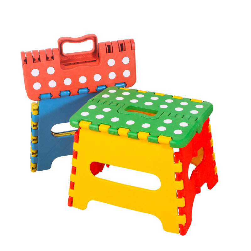 BD - 05 pequeño punto taburetes plegables de plástico fábrica al por mayor venta directa con mano taburetes para niños taburetes portátiles