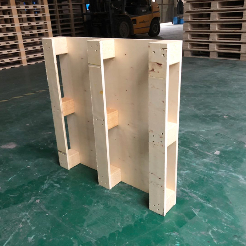 厂家供应叉车物流运输木托盘两面进叉实木木卡板免蒸熏胶合卡板