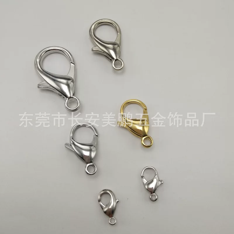 Copper lobster slingshot bubble buckle necklace connecting jewelry fish mouth buckle