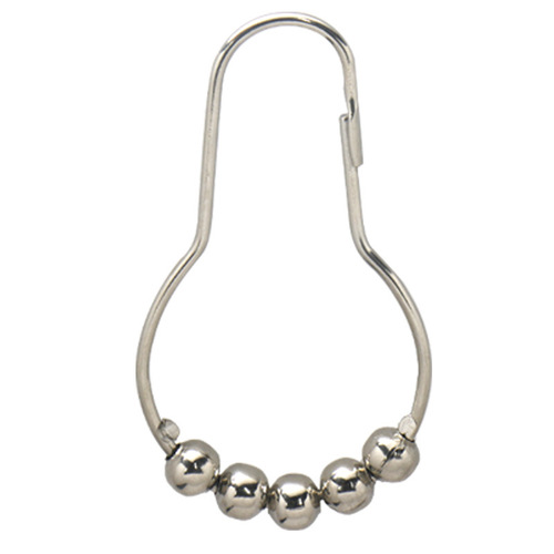 Manufacturer wholesale cross-border metal electroplating gourd-shaped ball gourd hook shower curtain buckle hook curtain towel buckle hook