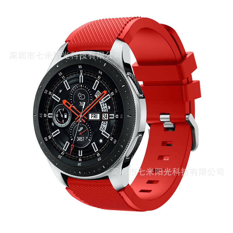 For Samsung strap factory direct Gear s3 official twill 22mm silicone strap spot supply