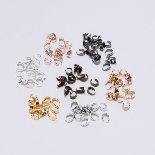 Metal melon seed clip handmade DIY jewelry accessories pendant clip necklace necklace clip pendant hook clip pendant holder