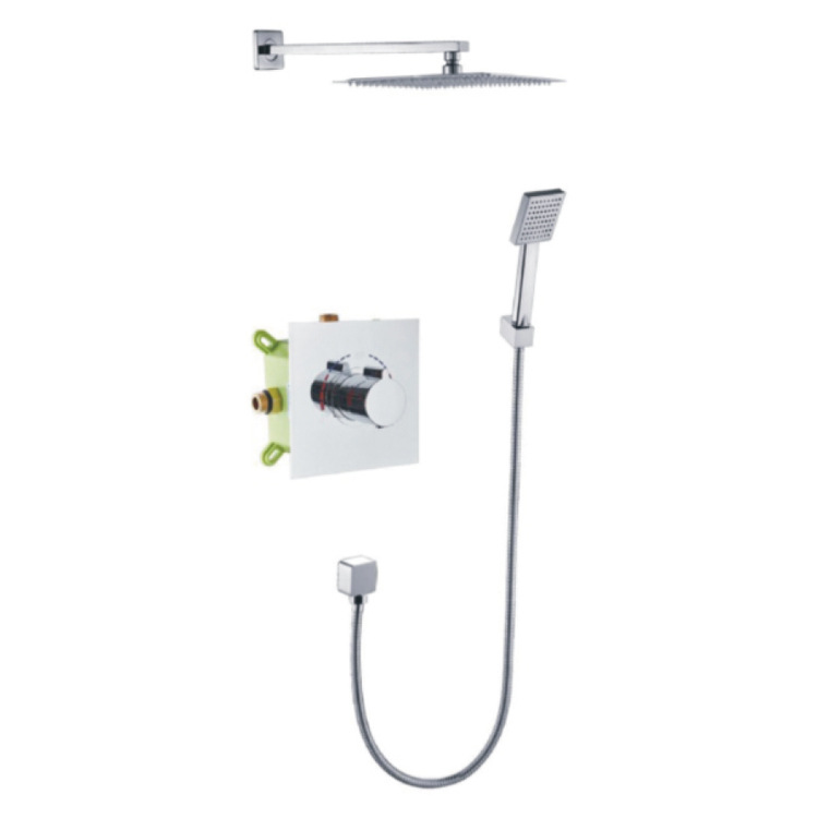 Home improvement Villa school Hotel project Foreign trade decoration company concealed shower set concealed wall shower