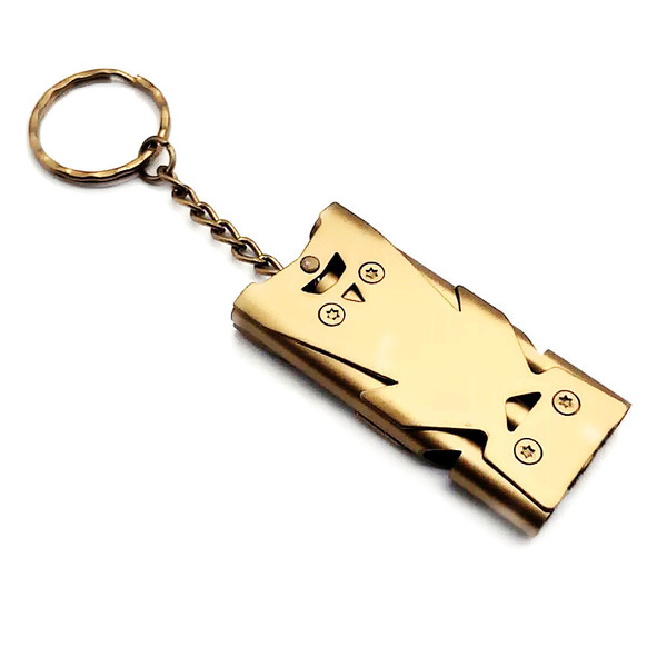 Stainless steel high decibel triple -tube training whistle survival…