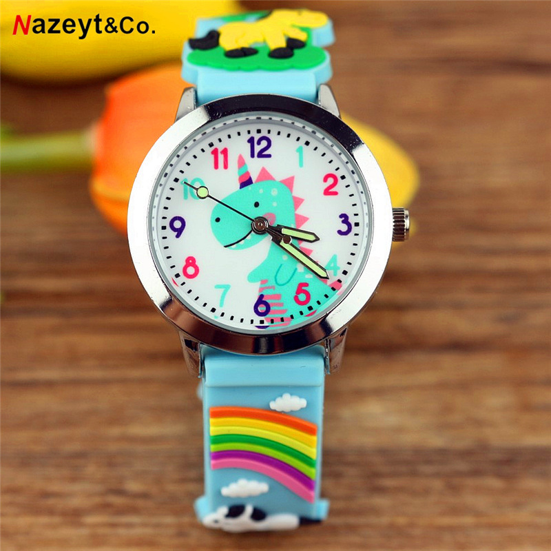 Cartoon quartz dinosaur for boys