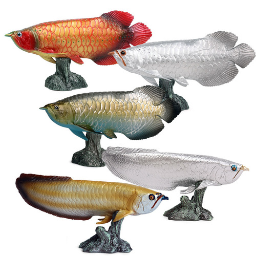 Cross-border Youyou simulated marine animal model turtle, lobster, penguin, crab, squid, bass, ancient creature ornaments