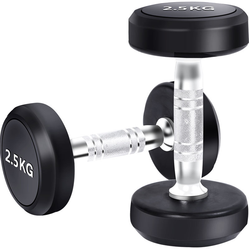 Yuantong mancuerna blanca de los hombres fitness gimnasio en casa comercial especial plástico recubierto yaling traje equipo la aptitud