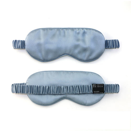 Butterfly embroidery silk eye mask 19 Mumi simple double-sided mulberry silk eye mask blackout eye mask embroidery LOGO wholesale
