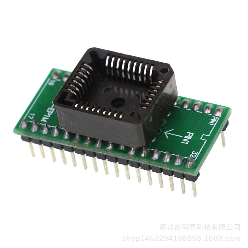 PLCC32 to DIP32 burner socket test socket adapter conversion socket simple socket