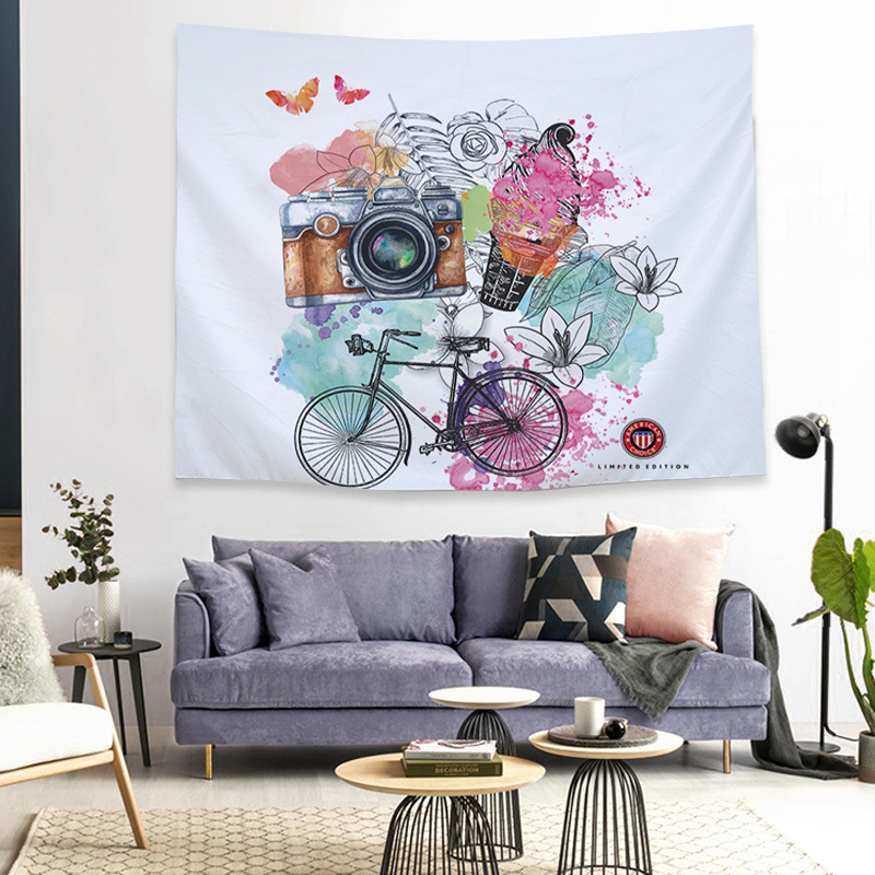 Shengchun tapiz al por mayor corredor dormitorio Fondo tela decorativa tapiz nórdico tapiz Fondo tela ventas directas de la fábrica