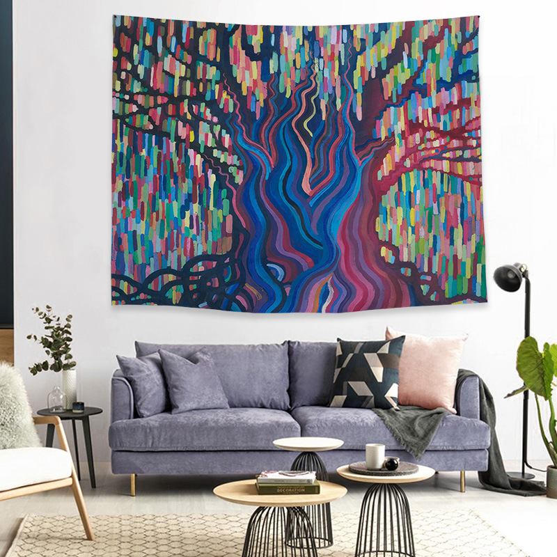 Shengchun tapiz al por mayor corredor dormitorio Fondo tela decorativa tapiz nórdico tapiz Fondo tela ventas directas de la fábrica