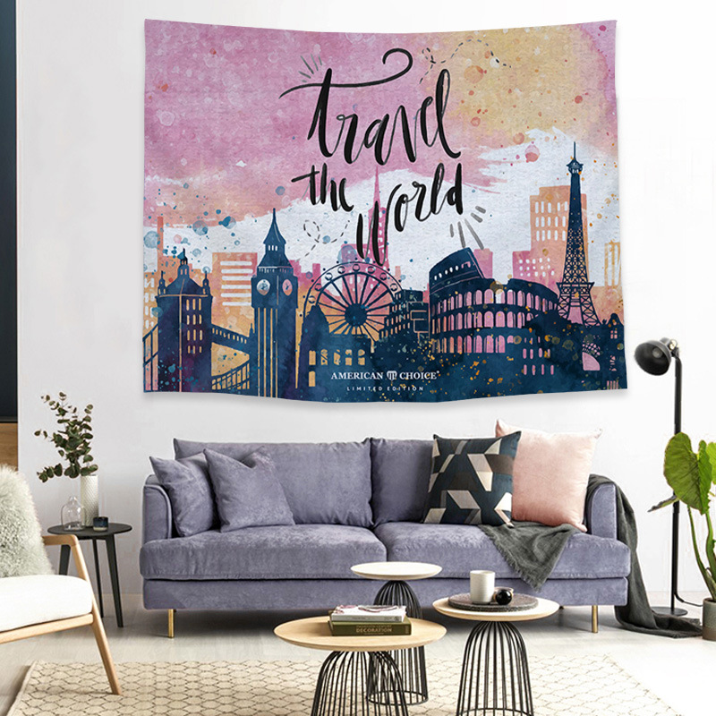 Shengchun tapiz al por mayor corredor dormitorio Fondo tela decorativa tapiz nórdico tapiz Fondo tela ventas directas de la fábrica